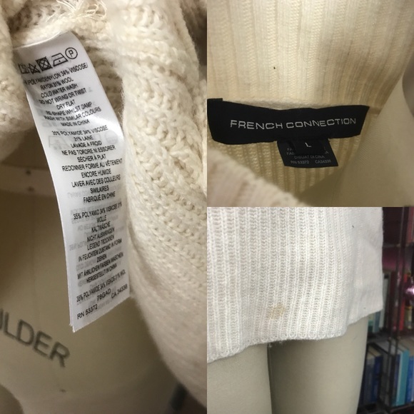 French Connection Freedom Fringe Lace Up Sweater - Picture 8 of 8